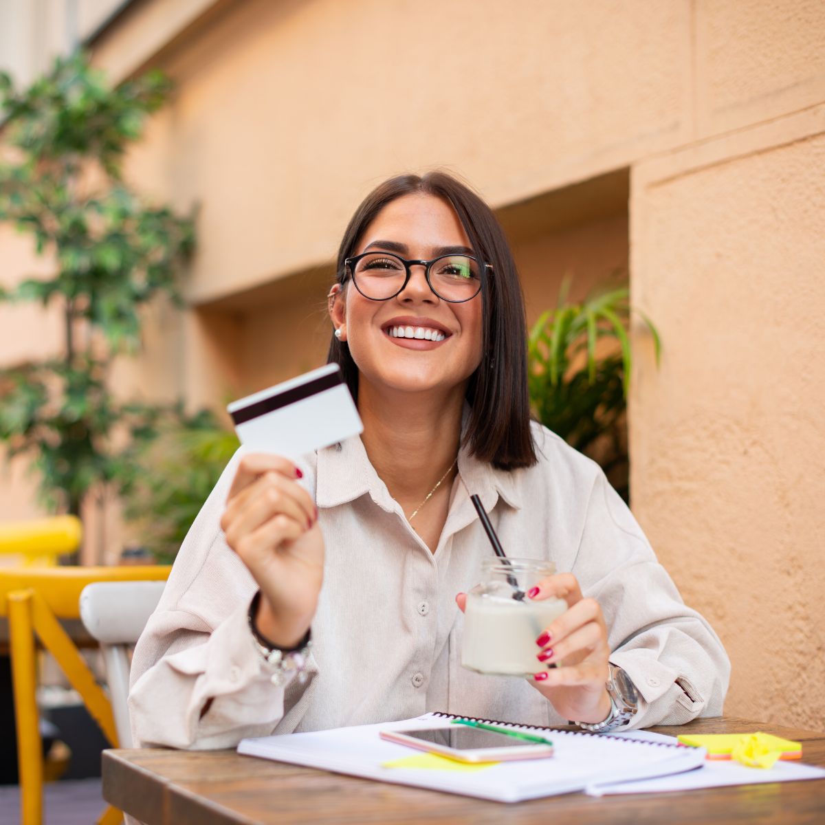 Connect Credit Union member using mobile banking with a debit card